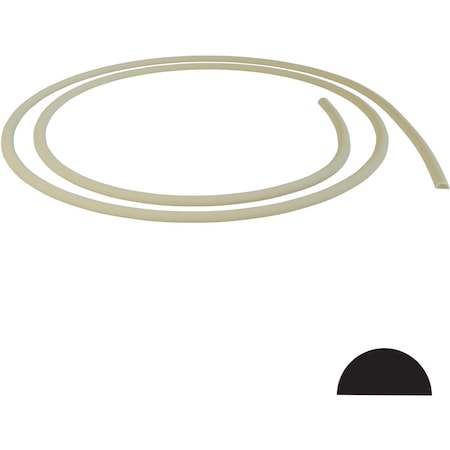 Ekena Millwork HR100 - 1/2"H x 1"D x 144"L Half Round Flexible Moulding MLDFHR100X144